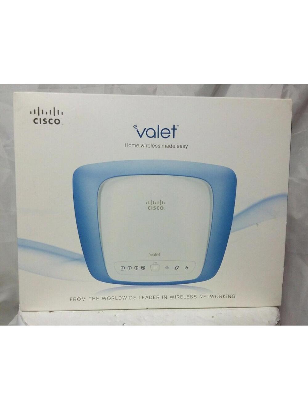 Cisco Valet M10 Wireless N Router 300Mbps 4-Port 10/100 WiFi Home Tested